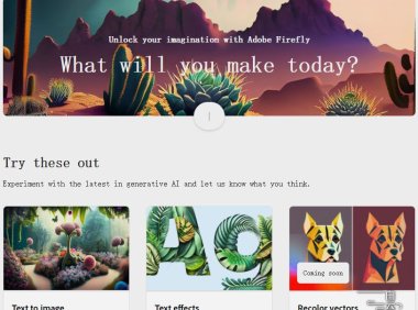 Adobe Firefly(萤火虫)AI人工智能绘图工具官网和内测申请地址