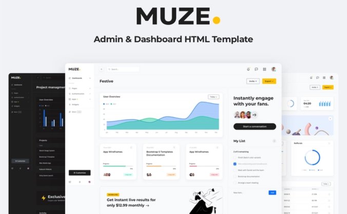 30个模板500个组件的大型后台管理界面素材包