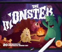 20个适用于怪物皮毛纹理的procreate笔刷素材