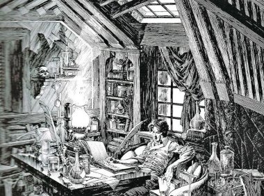 钢笔画技法揭秘，必学的板绘钢笔插画教程