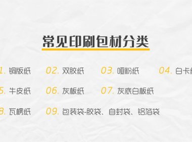 平面必备知识!常见印刷材质、表面工艺及装订方式都在这了!