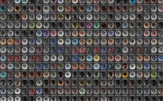 1000款可免费商用的Blender材质库