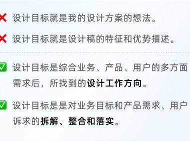 如何写好设计目标？3个公式来帮你！