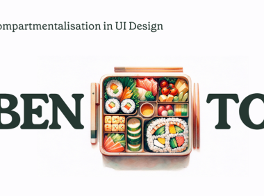 用户界面设计中的便当风格和隔间设计