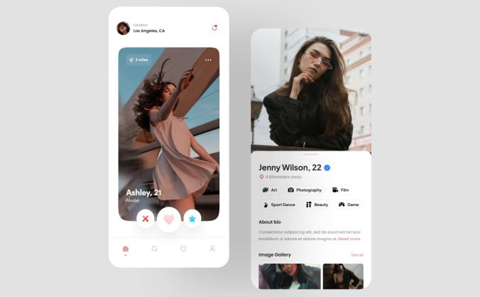 交友约会主题APP UI Kit素材包 (Figma)