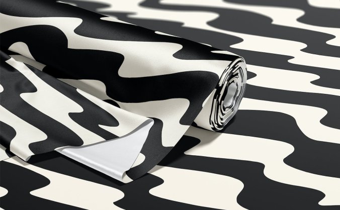 拥有艺术效果的抽象黑色波浪背景矢量素材(AI,EPS,JPG,SVG)