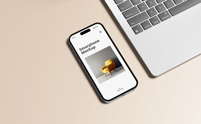 4个智能手机PSD样机素材包