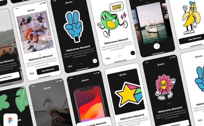 24个高品质APP启动页UI界面设计素材包