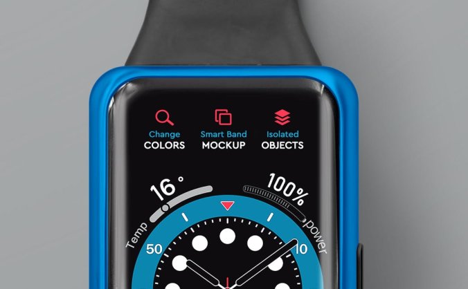 智能手环样机智能手表PSD素材包