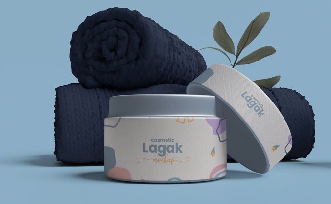 化妆品包装PSD样机素材包