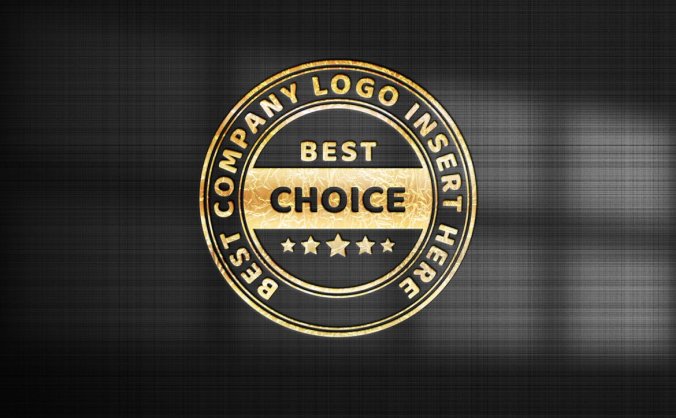 可一键替换的深色纸上logo设计展示PSD样机素材包