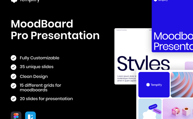 35个用于制作PPT演示模板的素材包