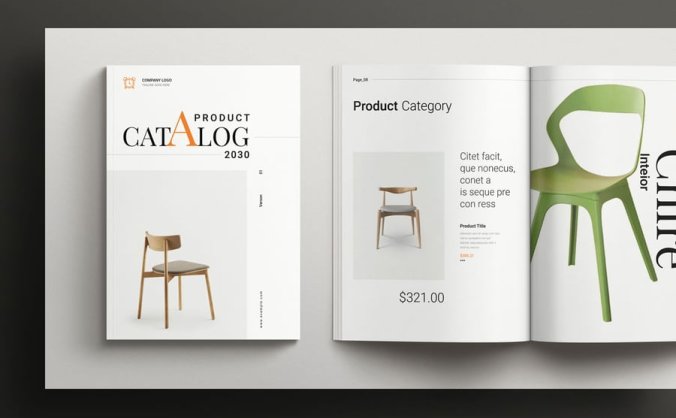 家具家居产品目录小册子模板画册模板