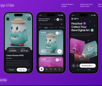 区块链艺术市场移动应用程序 UI 套件