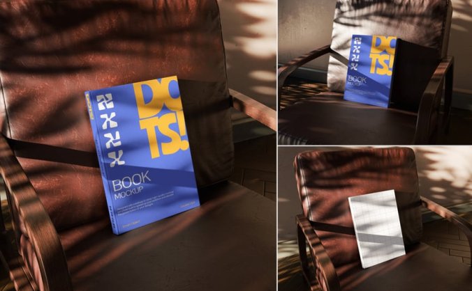 漂亮真实的精装书PSD样机素材包