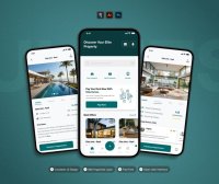 漂亮的绿色房地产主题APP UI界面素材包