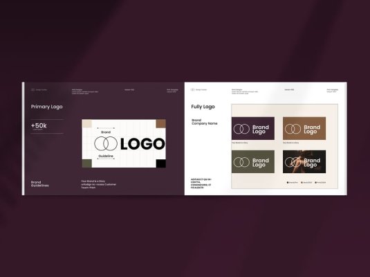 18个黑色时尚品牌VI指南