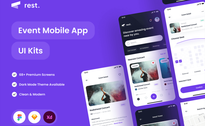 68个高端APP UI界面 开启高效设计新篇章
