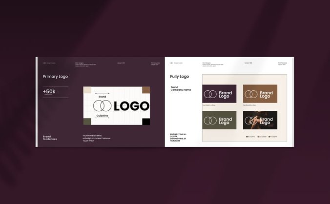 18个黑色时尚品牌VI指南