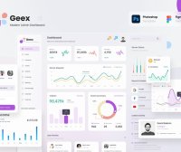 30个漂亮的适用于Figma的管理后台模型组件素材包