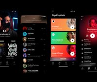 17个漂亮惊艳的深色主题音乐APP UI界面素材包