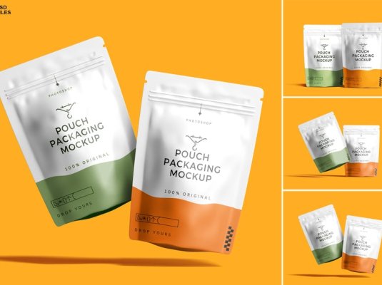 高品质包装袋PSD样机模型素材包